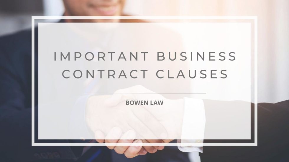 What Are The Most Important Clauses In A Contract