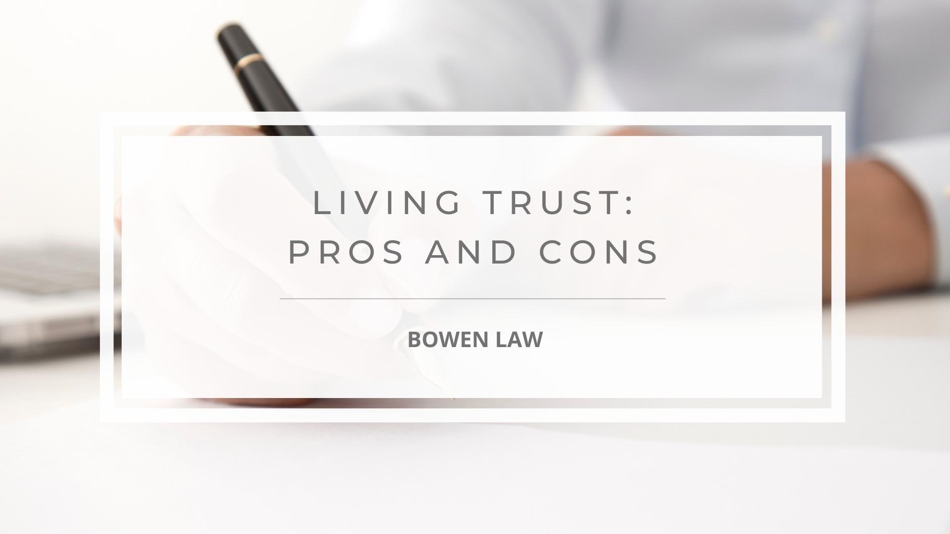 Featured image of the living trust Michigan pros and cons
