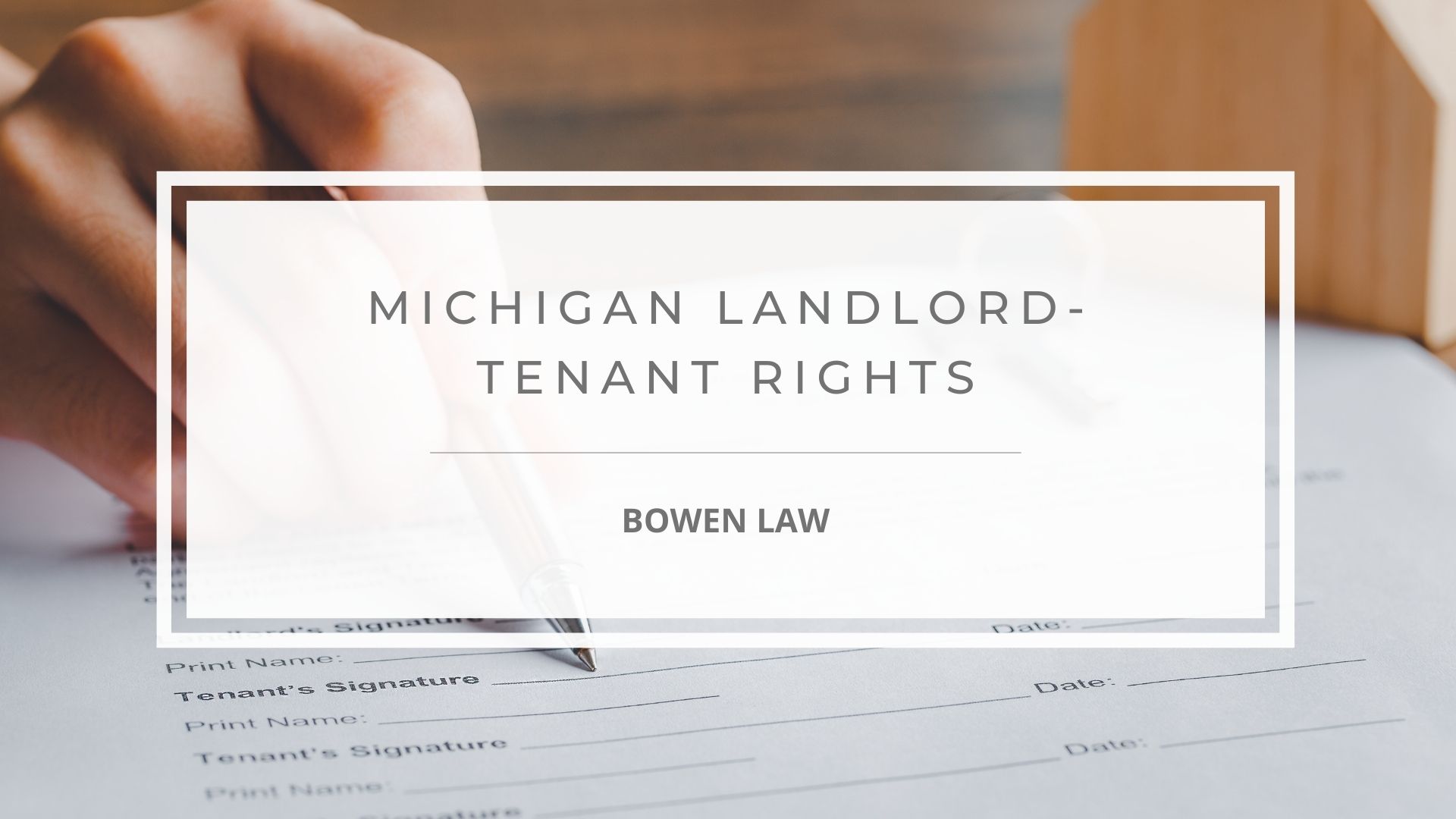 Featured image of michigan landlord tenant rights