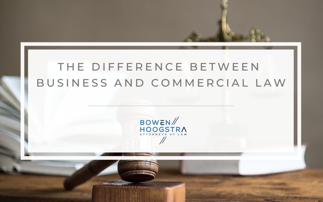 Is Business Law and Commercial Law the Same