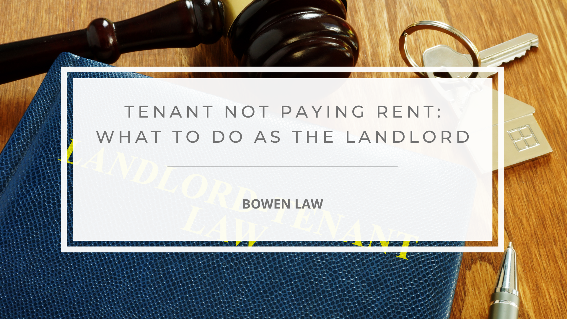 Featured image of tenant not paying rent: what to do as the landlord