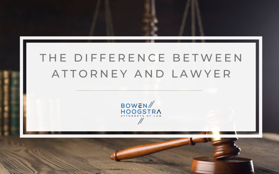 Attorney vs. Lawyer: Muskegon Attorney Answers