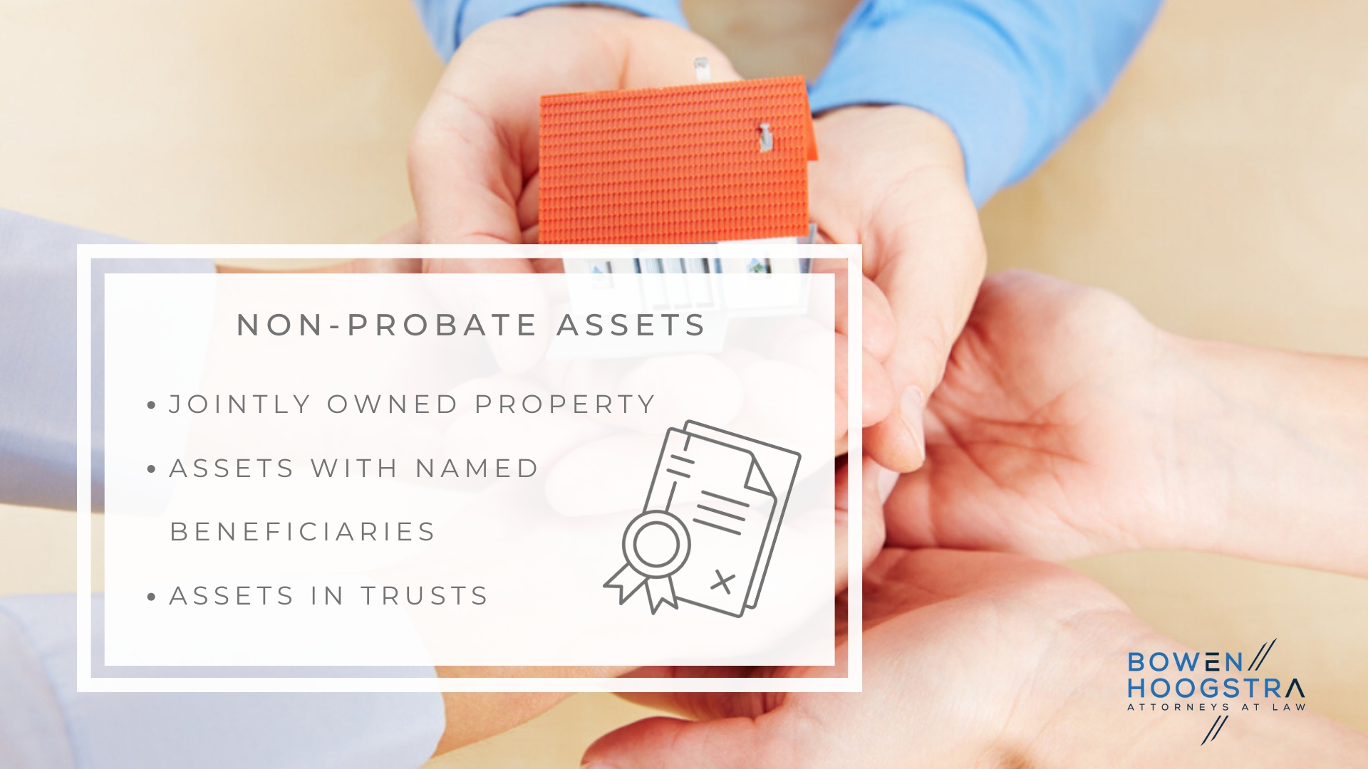 Infographic image of non-probate assets