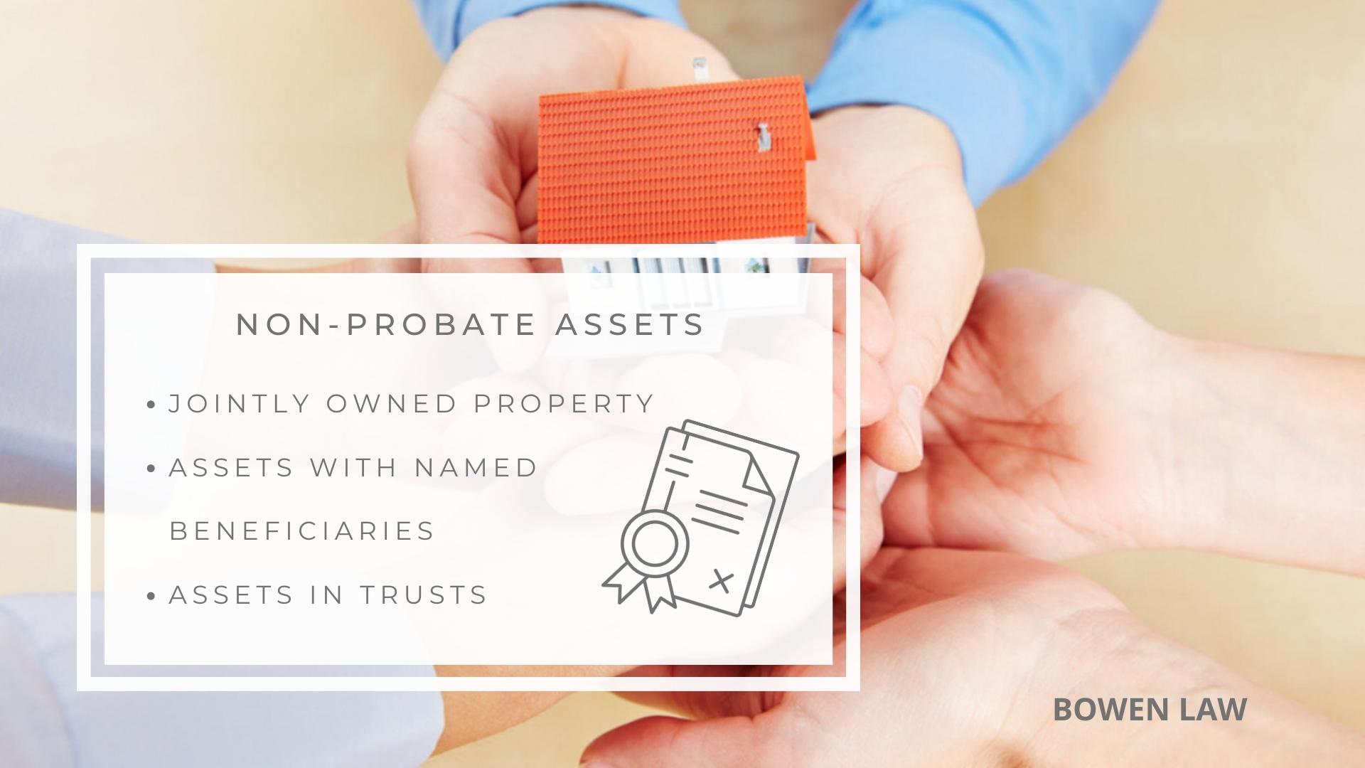 Infographic image of non-probate assets