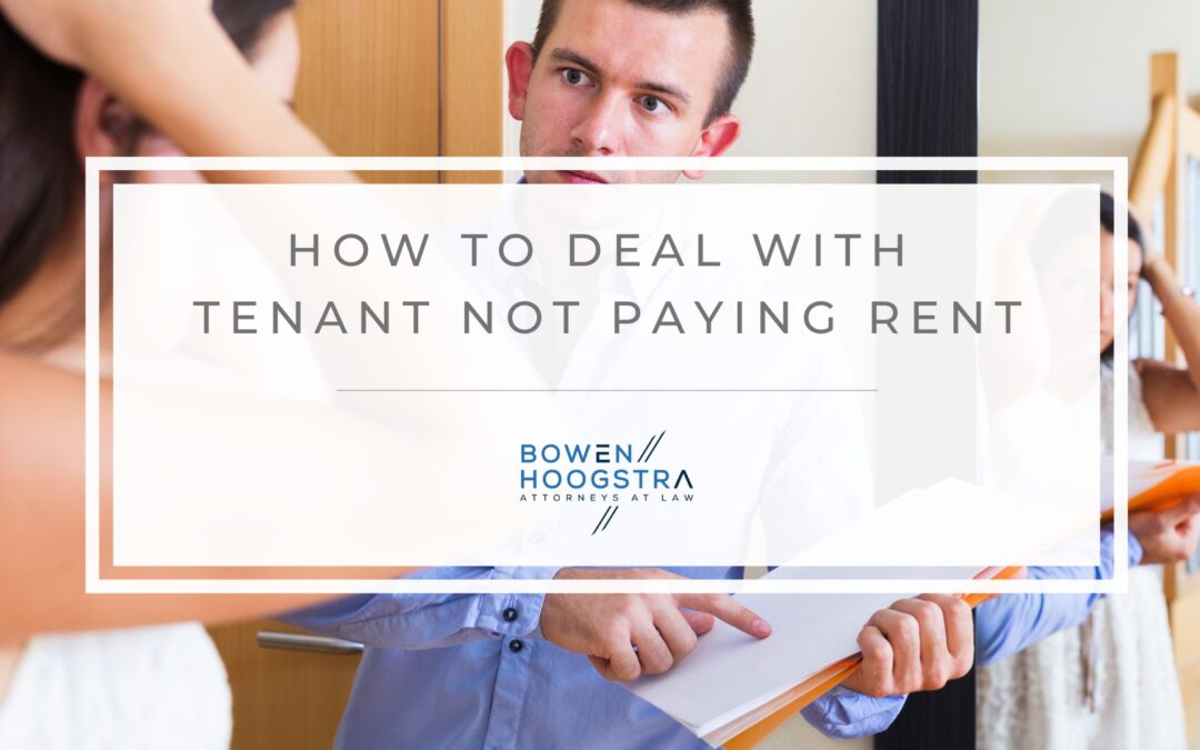 Tenant Not Paying Rent in Michigan: Landlord’s Action Plan