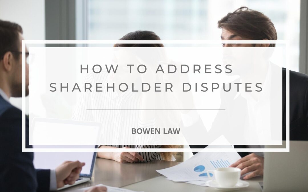 Shareholder Disputes: Common Causes and Remedies