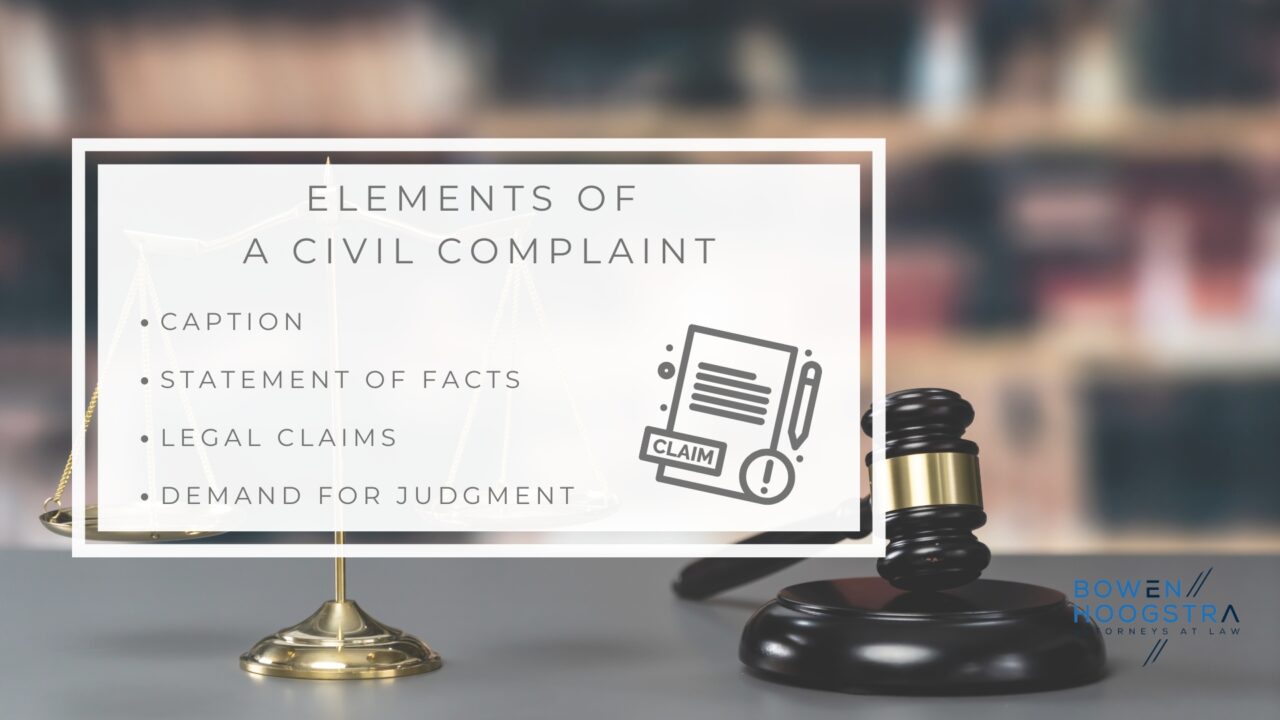 How to File a Civil Lawsuit in Michigan - Muskegon Lawyers Guide