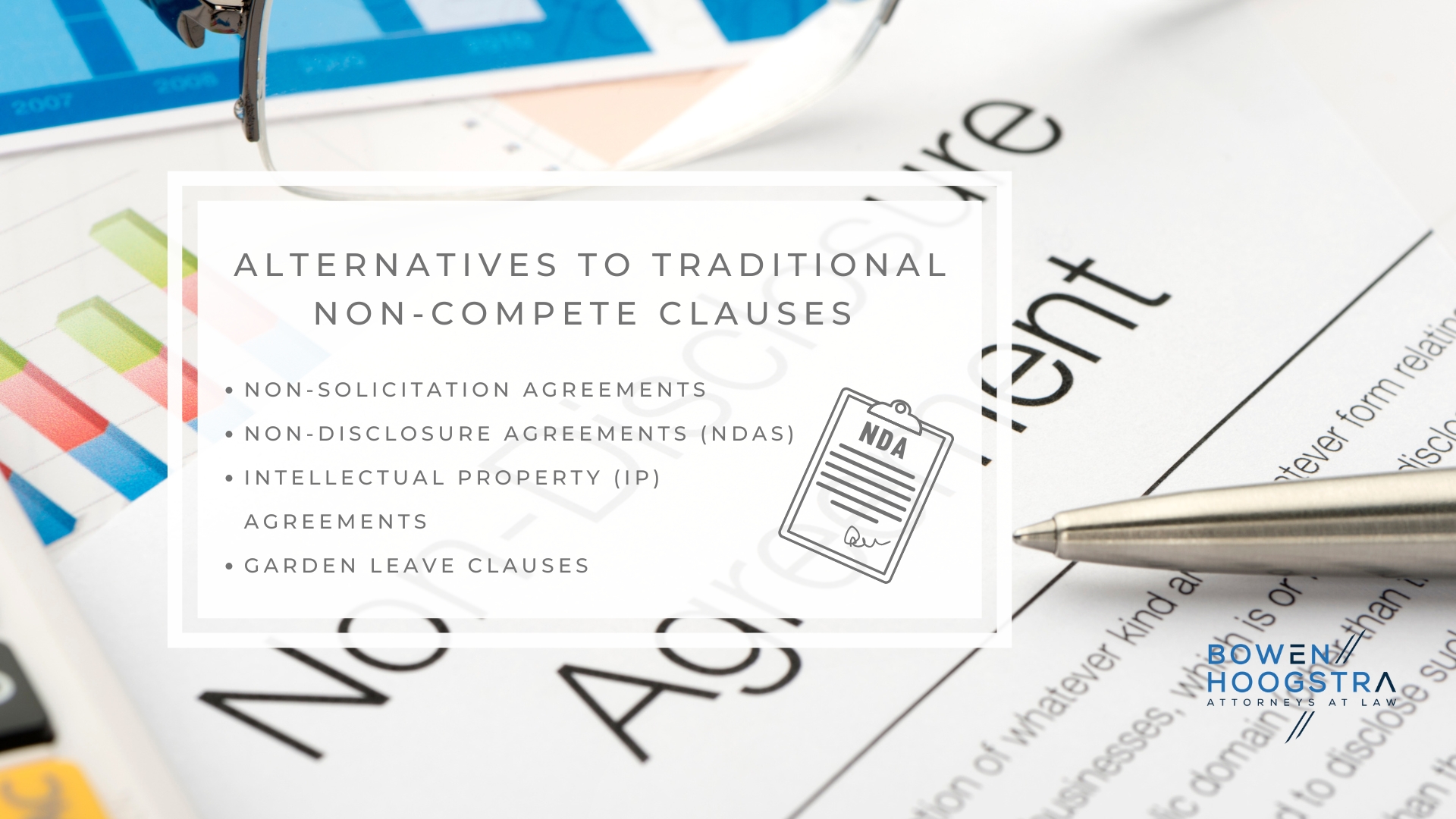 Infographic image of alternatives to traditional non-compete clauses