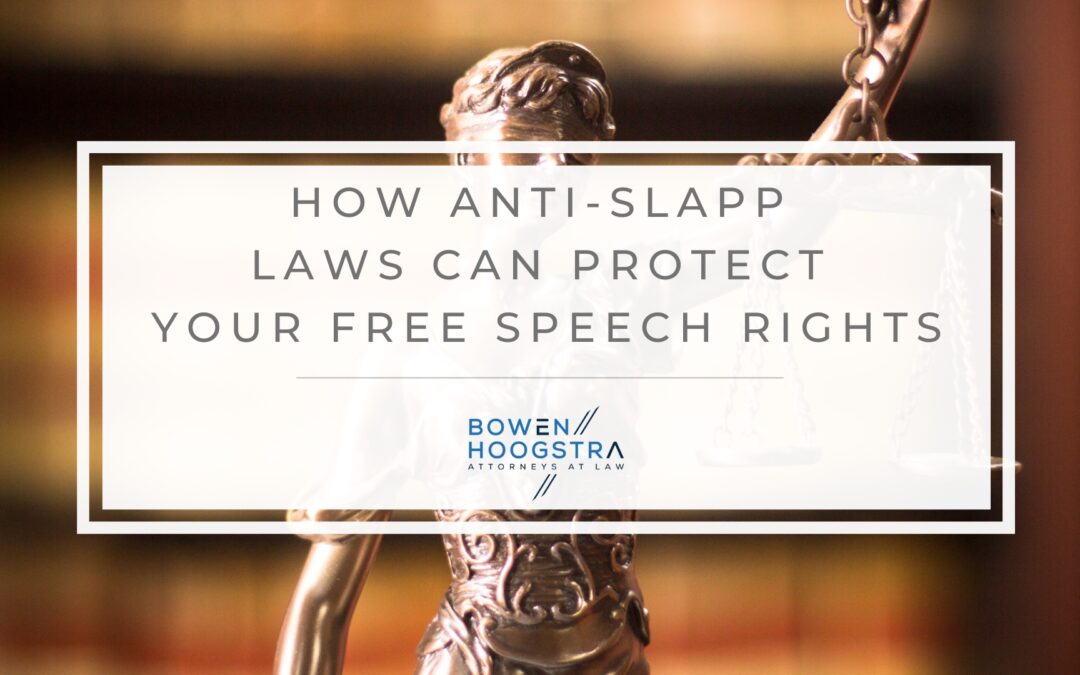 Anti-SLAPP Motions in Michigan: Using the 2024 Statute to Dismiss Meritless Suits Early
