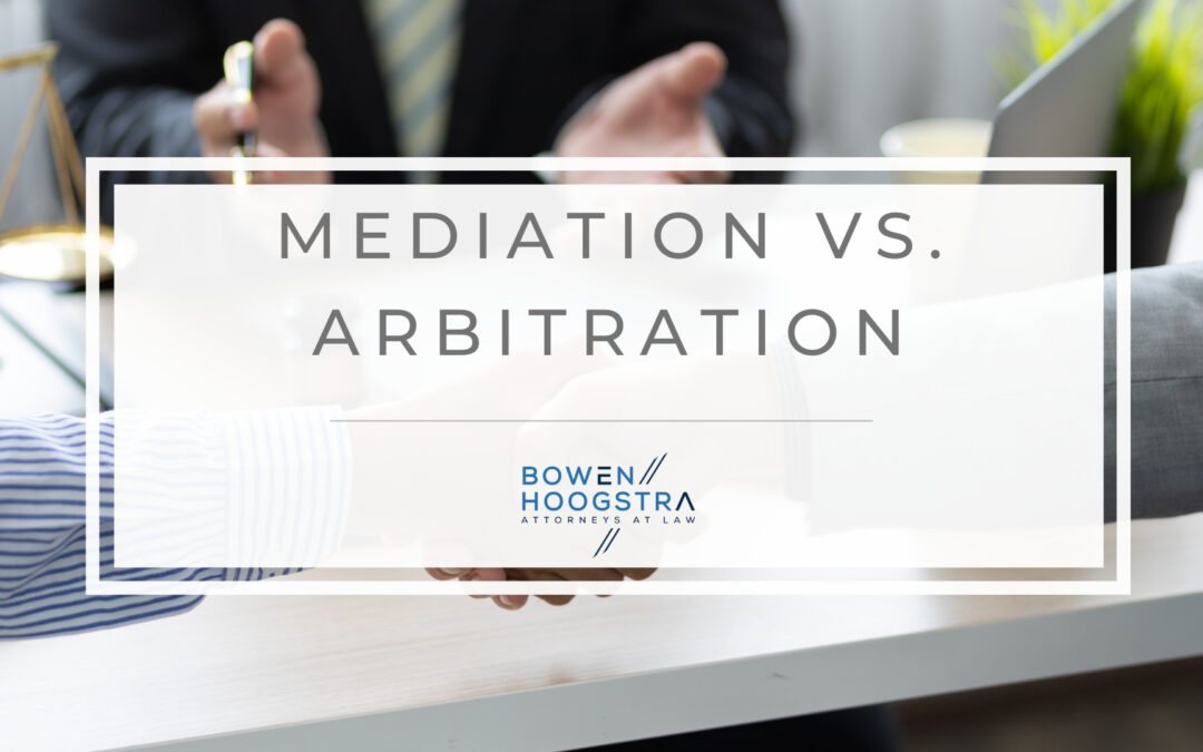 Alternative Dispute Resolution in Michigan Construction Disputes: Mediation vs. Arbitration