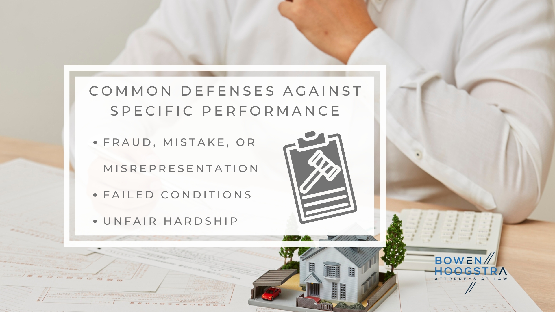 Infographic image of common defenses against specific performance